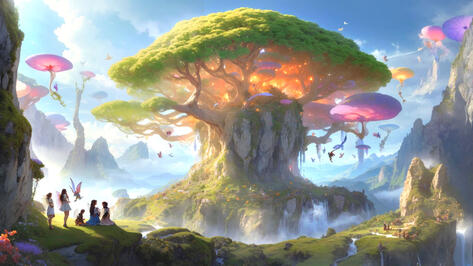 Elysia Prime. Cover Concept for a Fantasy Novel.